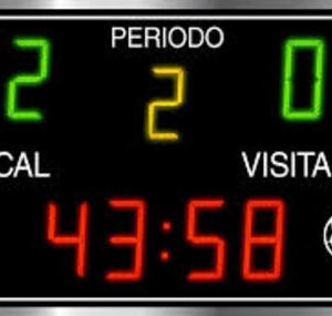 MARCADOR ELECTRÓNICO FÚTBOL O RUGBY RIO 30