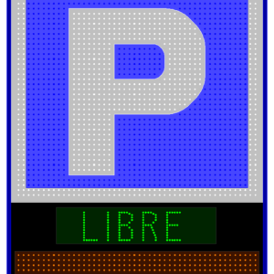RÓTULO  PARA PARKING MODELO CHICAGO P20