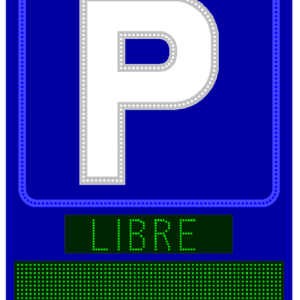 RÓTULO LED ELECTRÓNICO PARA PARKING MODELO DETROIT